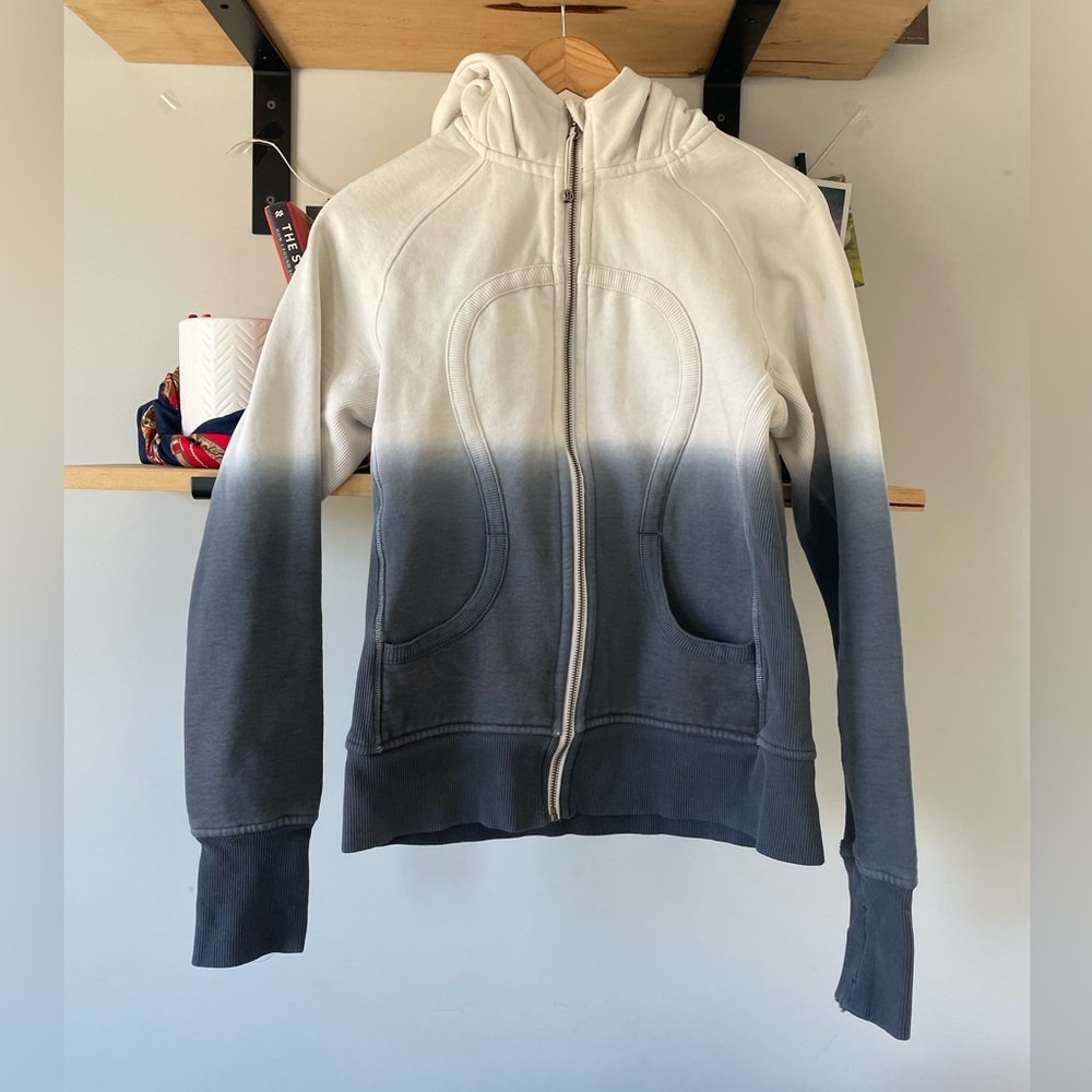 Lululemon Scuba zip up jacket Special Edition Dip tie dye hoodie
